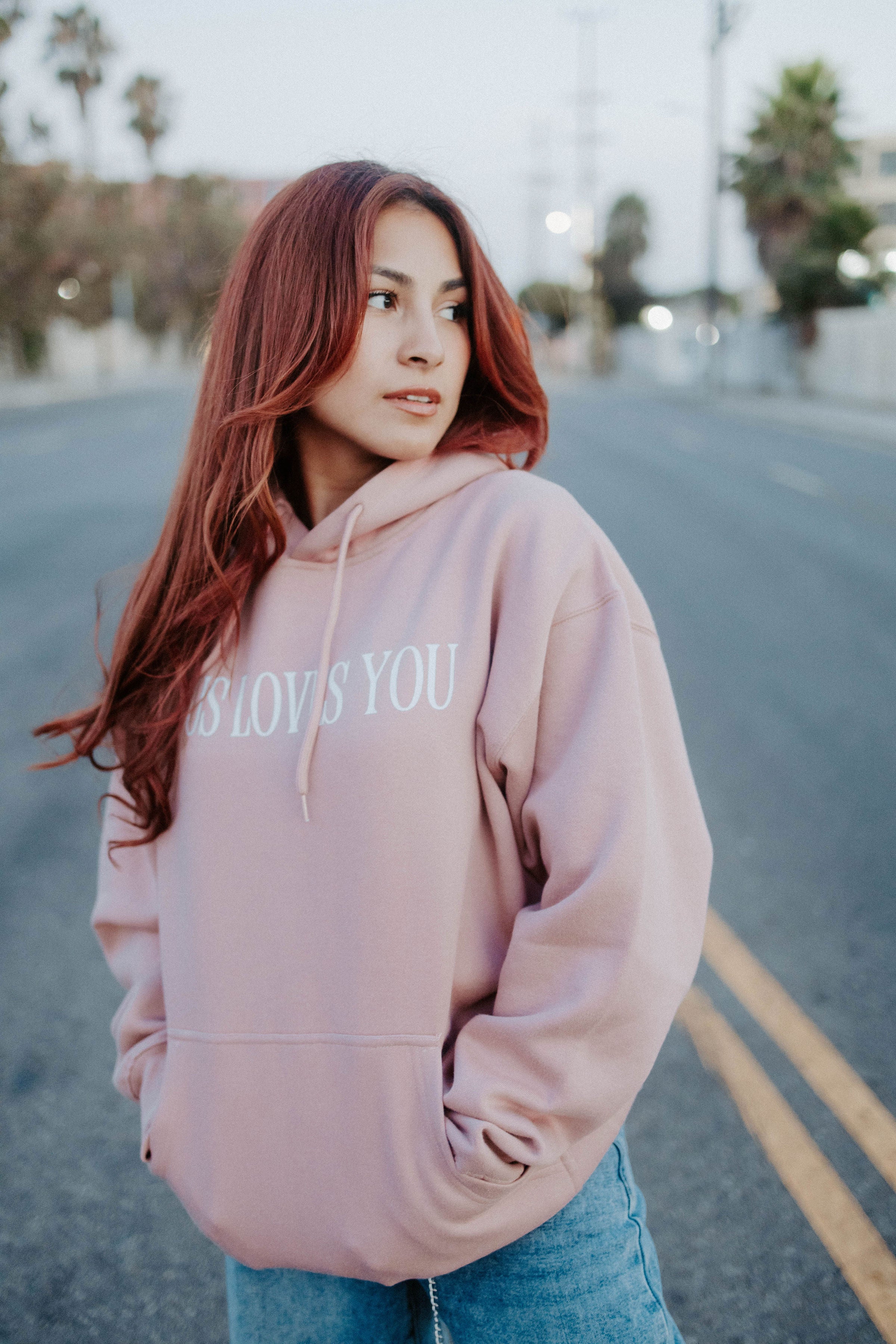 JESUS LOVES YOU PULLOVER HOODIE