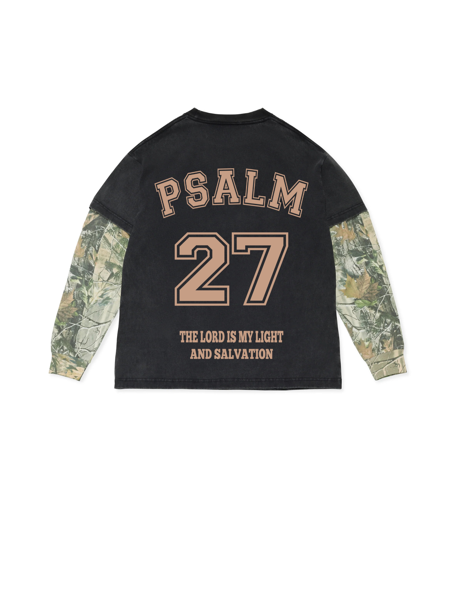 Psalm 27 Oversize Box Long Sleeve Tee