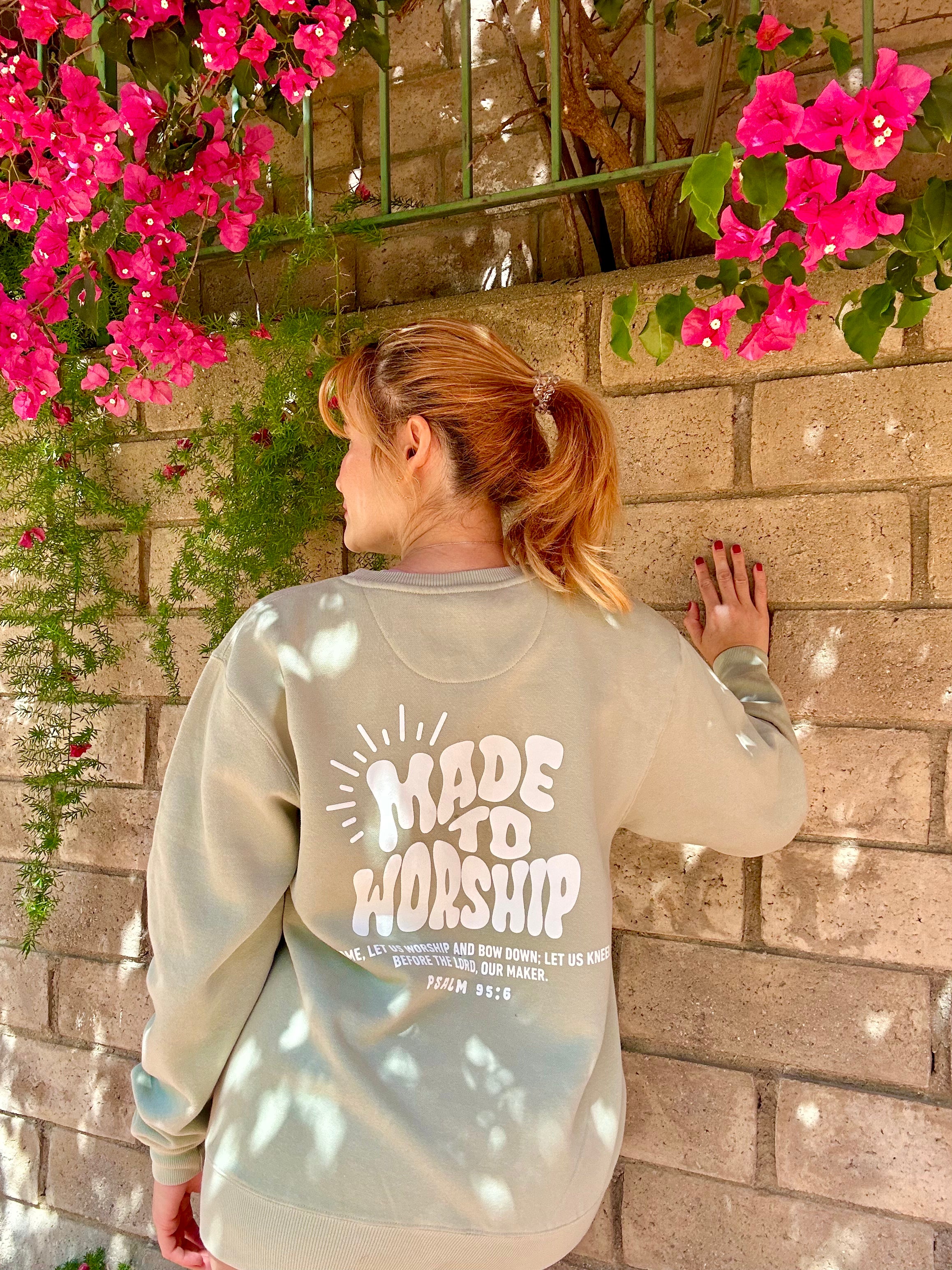 Made To Worship Unisex Crewneck Sweatshirt