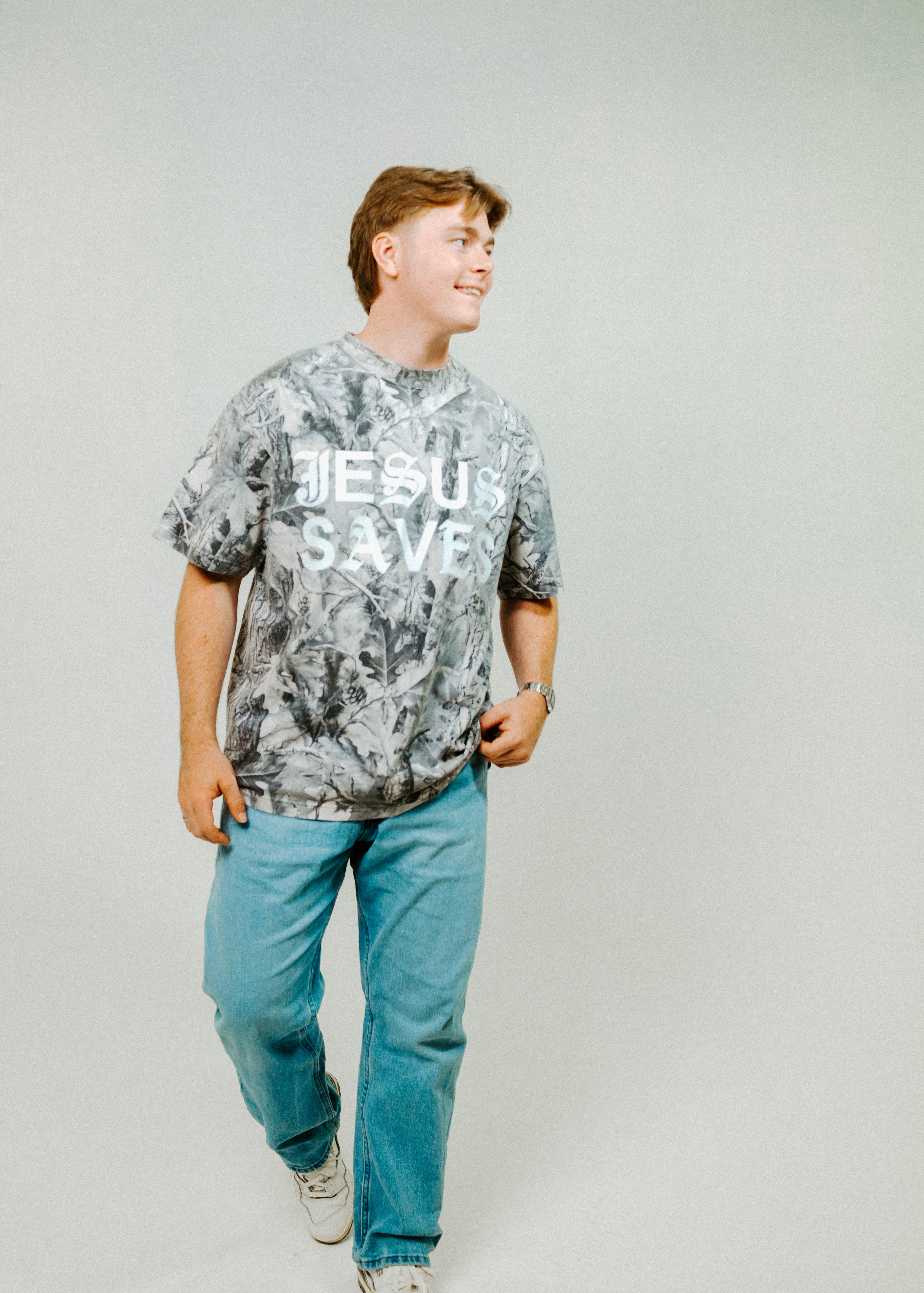 Jesus Saves Unisex Camo