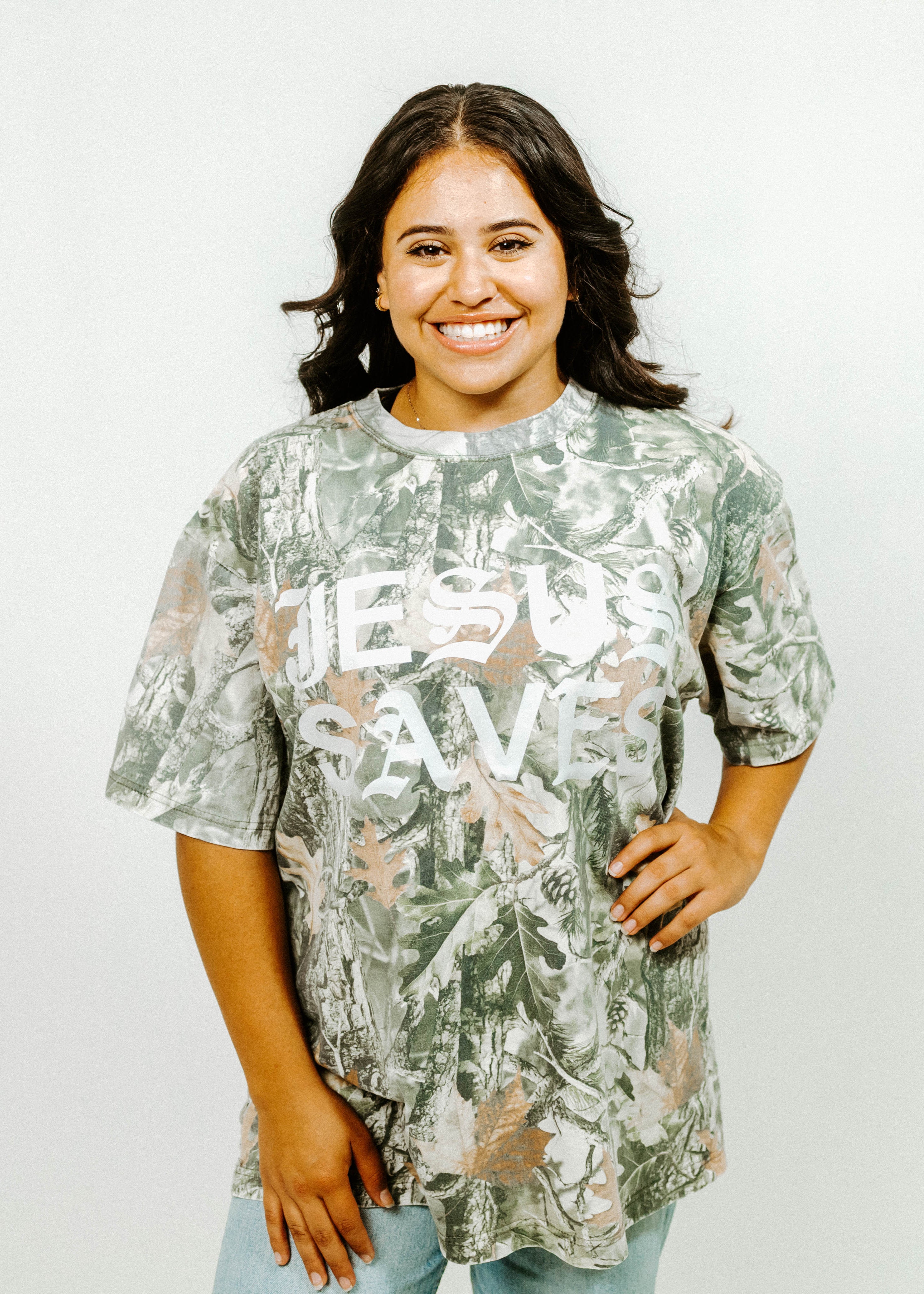Jesus Saves Unisex Camo