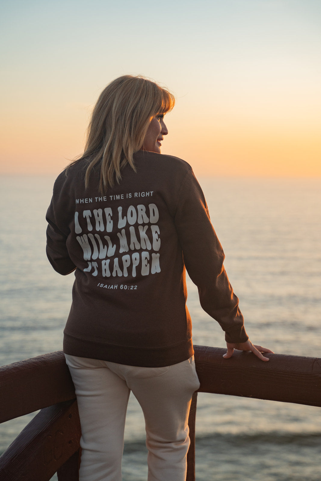 I, the Lord, Will Make It Happen Crewneck Sweatshirt