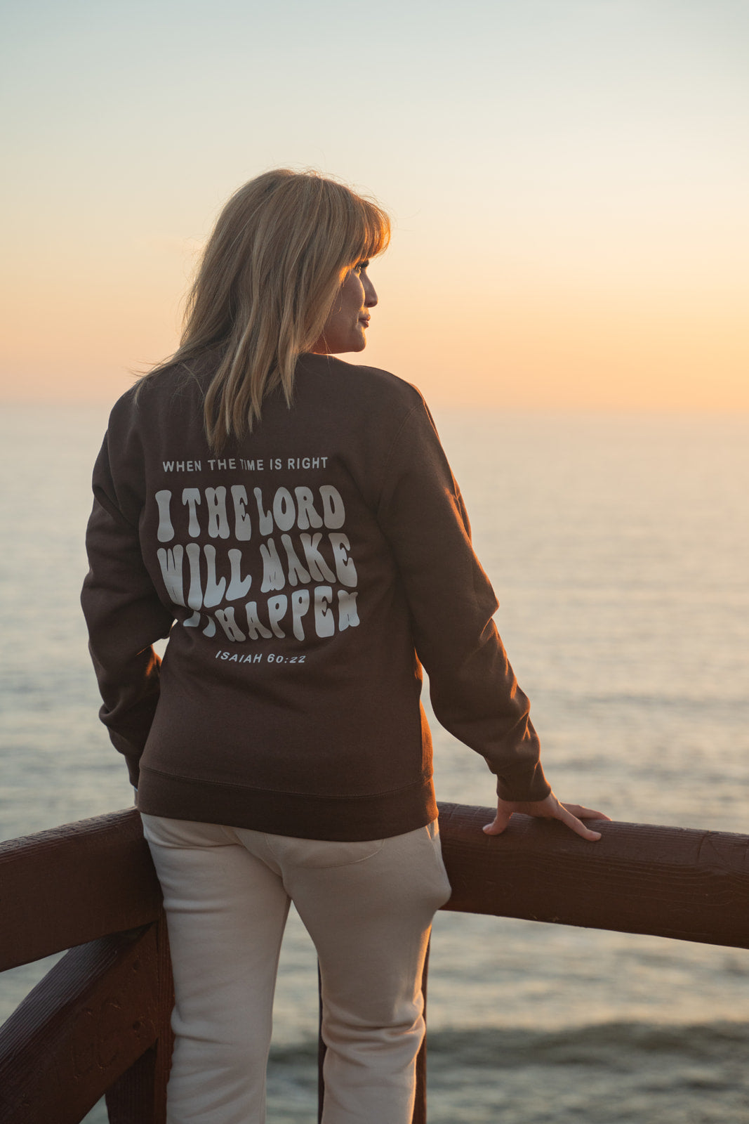 I, the Lord, Will Make It Happen Crewneck Sweatshirt