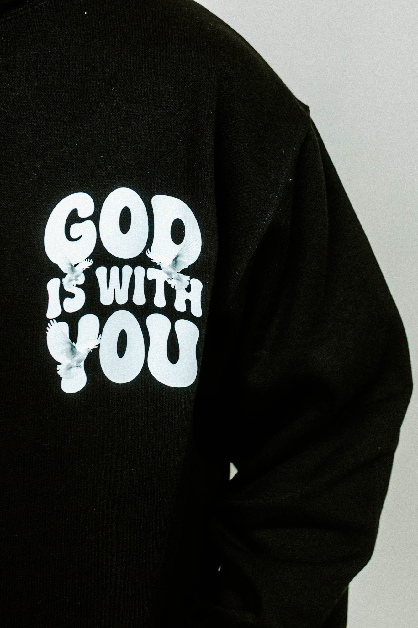 GOD IS WITH YOU PULLOVER HOODIE