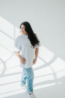 HE RESTORES MY SOUL TEE IN WHITE
