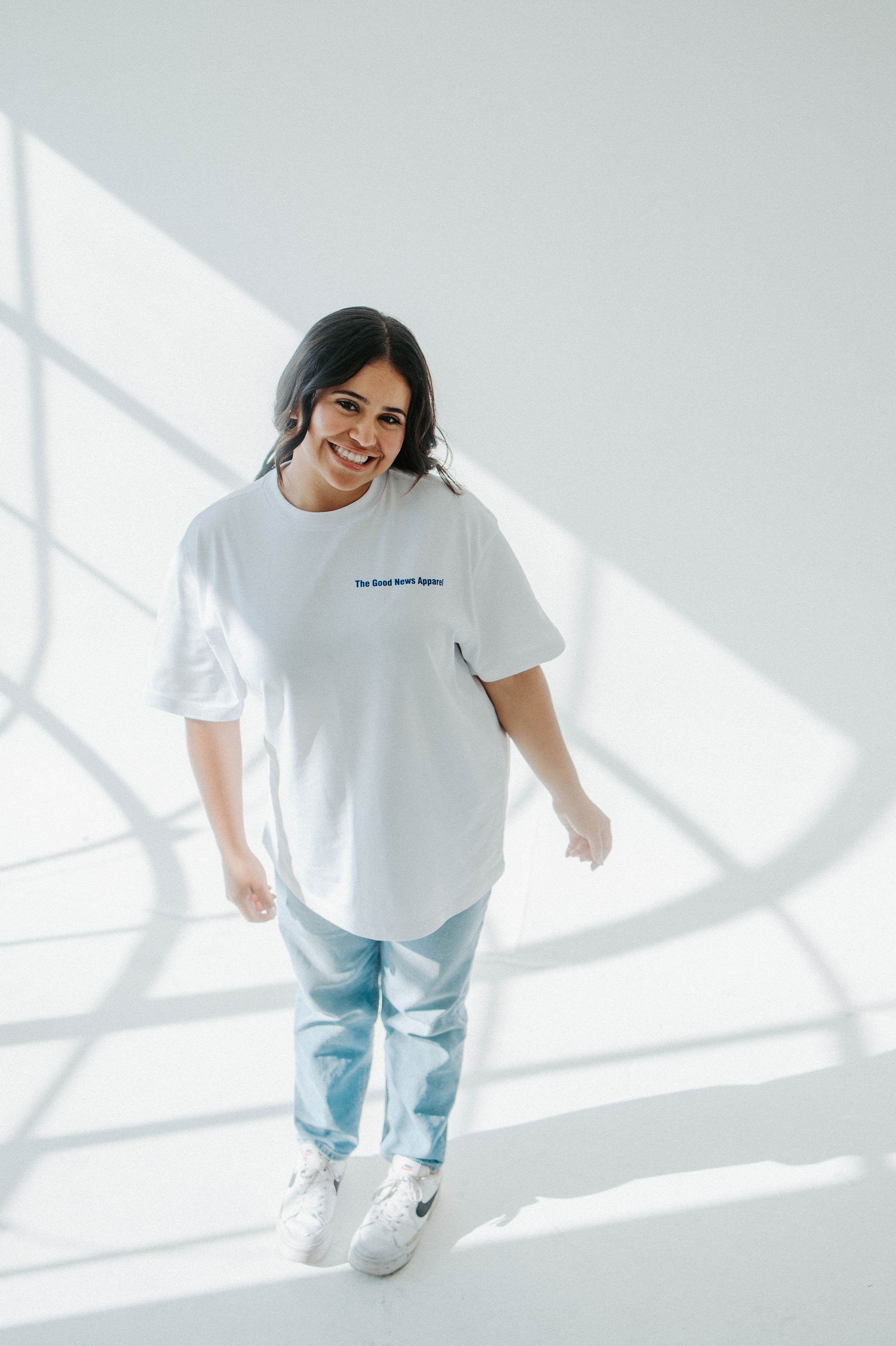 HE RESTORES MY SOUL TEE IN WHITE