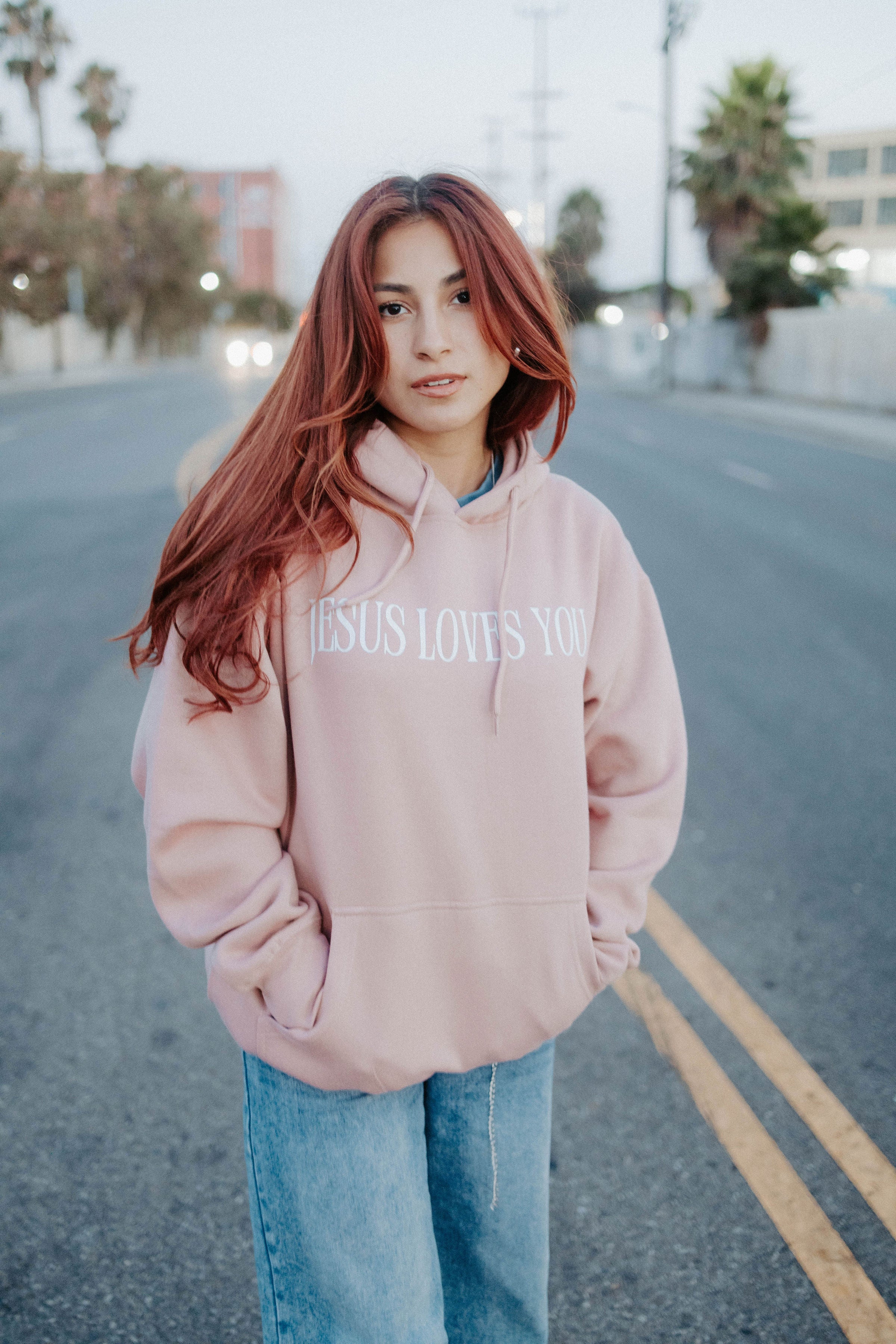 JESUS LOVES YOU PULLOVER HOODIE