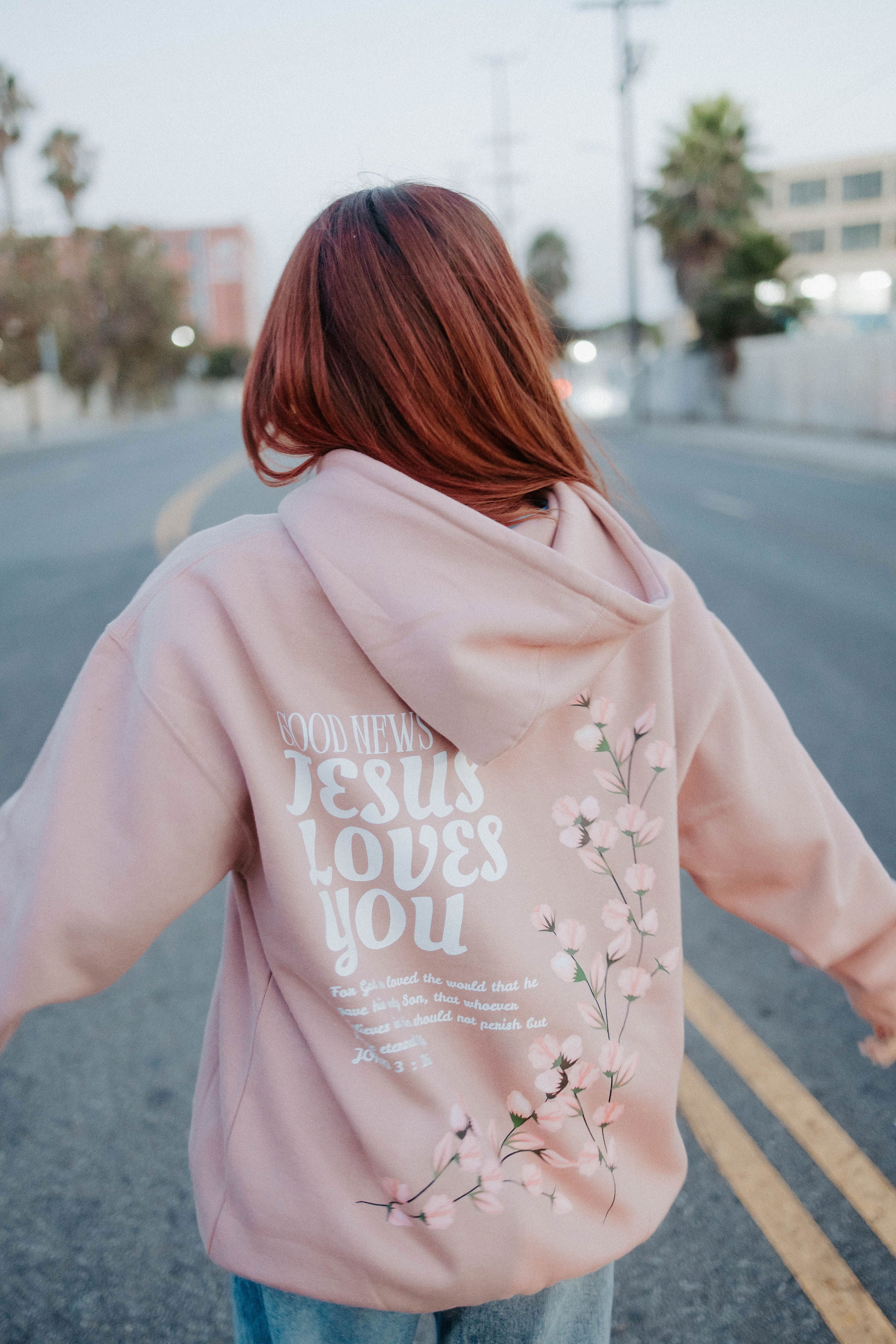 JESUS LOVES YOU PULLOVER HOODIE