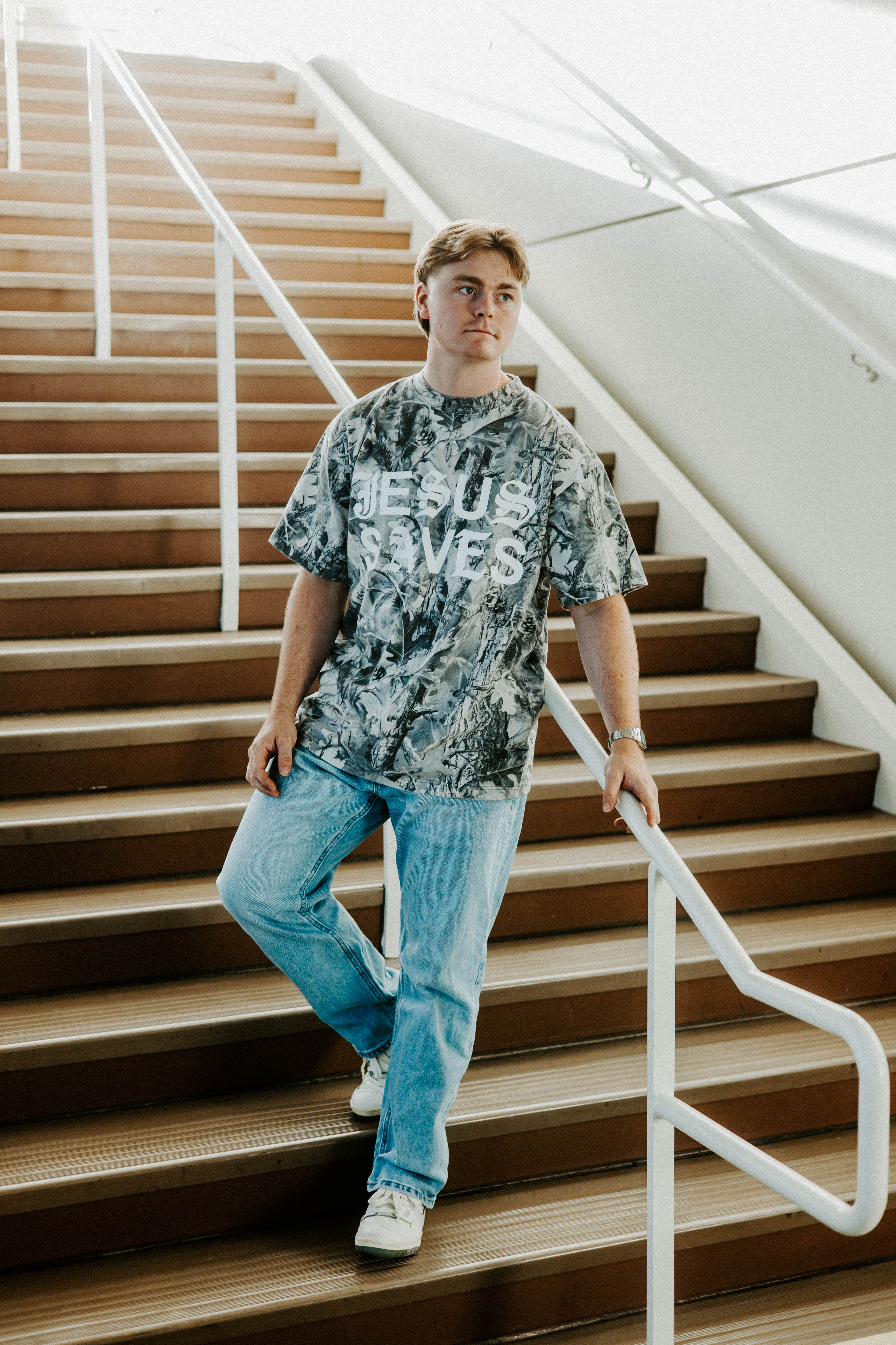Jesus Saves Unisex Camo