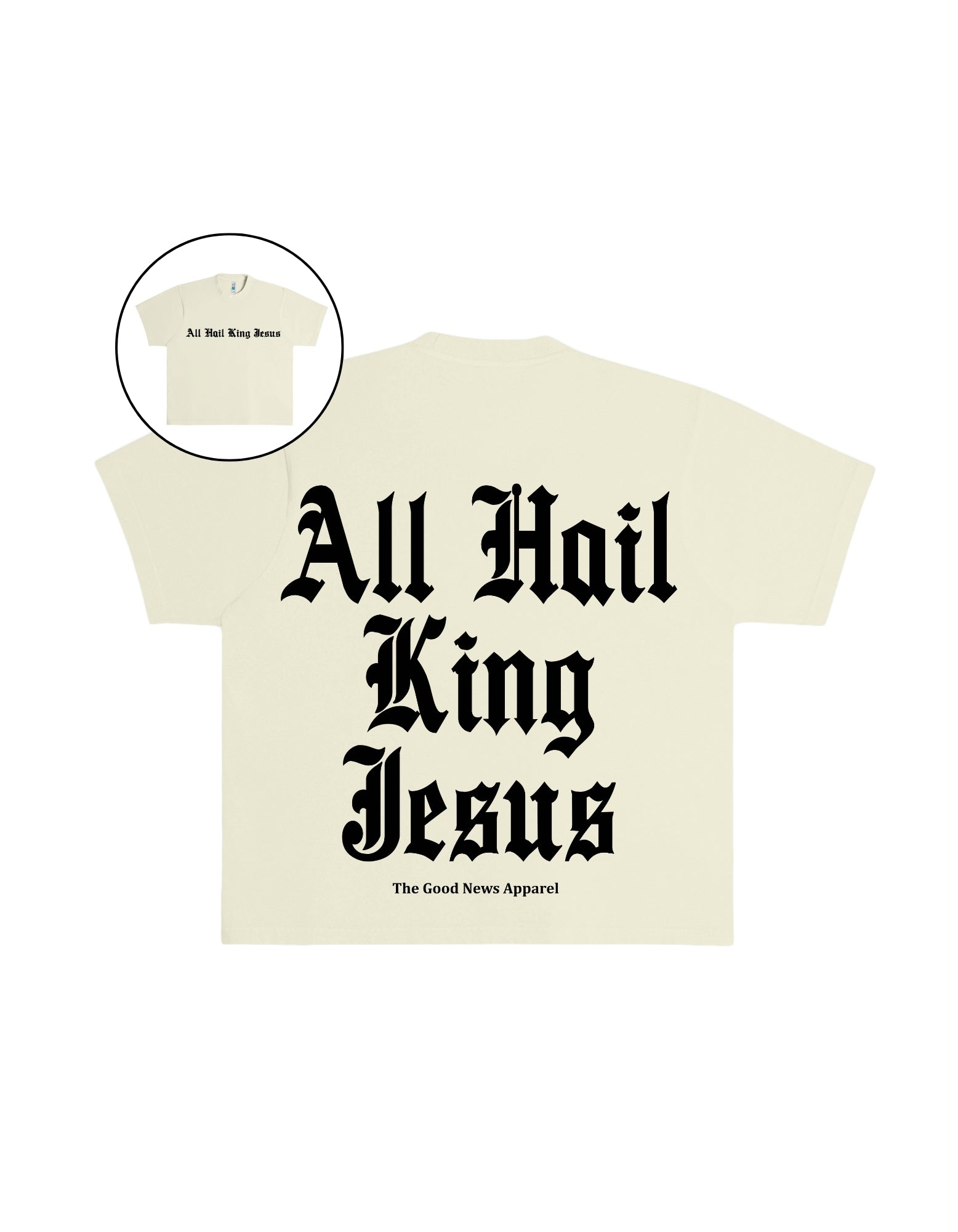 All Hail King Jesus Premium Vintage Tee
