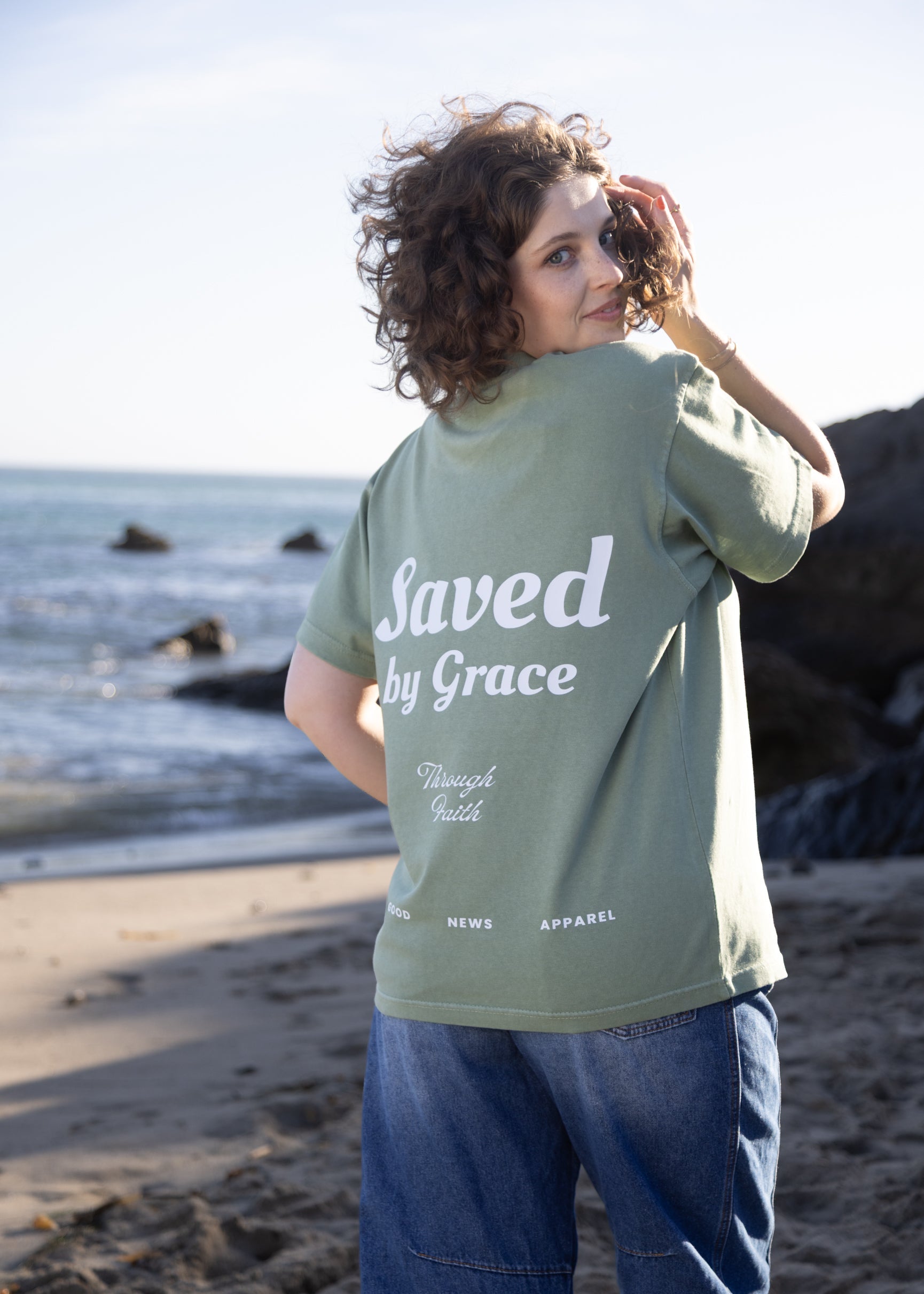 Saved by Grace Unisex Premium Tee