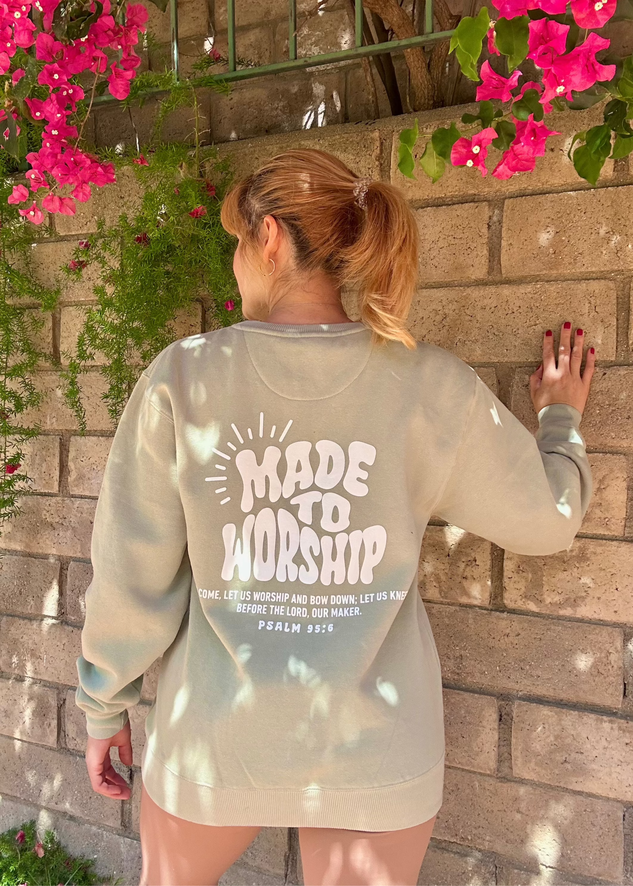 Made To Worship Unisex Crewneck Sweatshirt