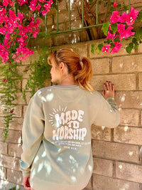 Made To Worship Unisex Crewneck Sweatshirt