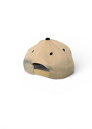 Beige cap on a white background