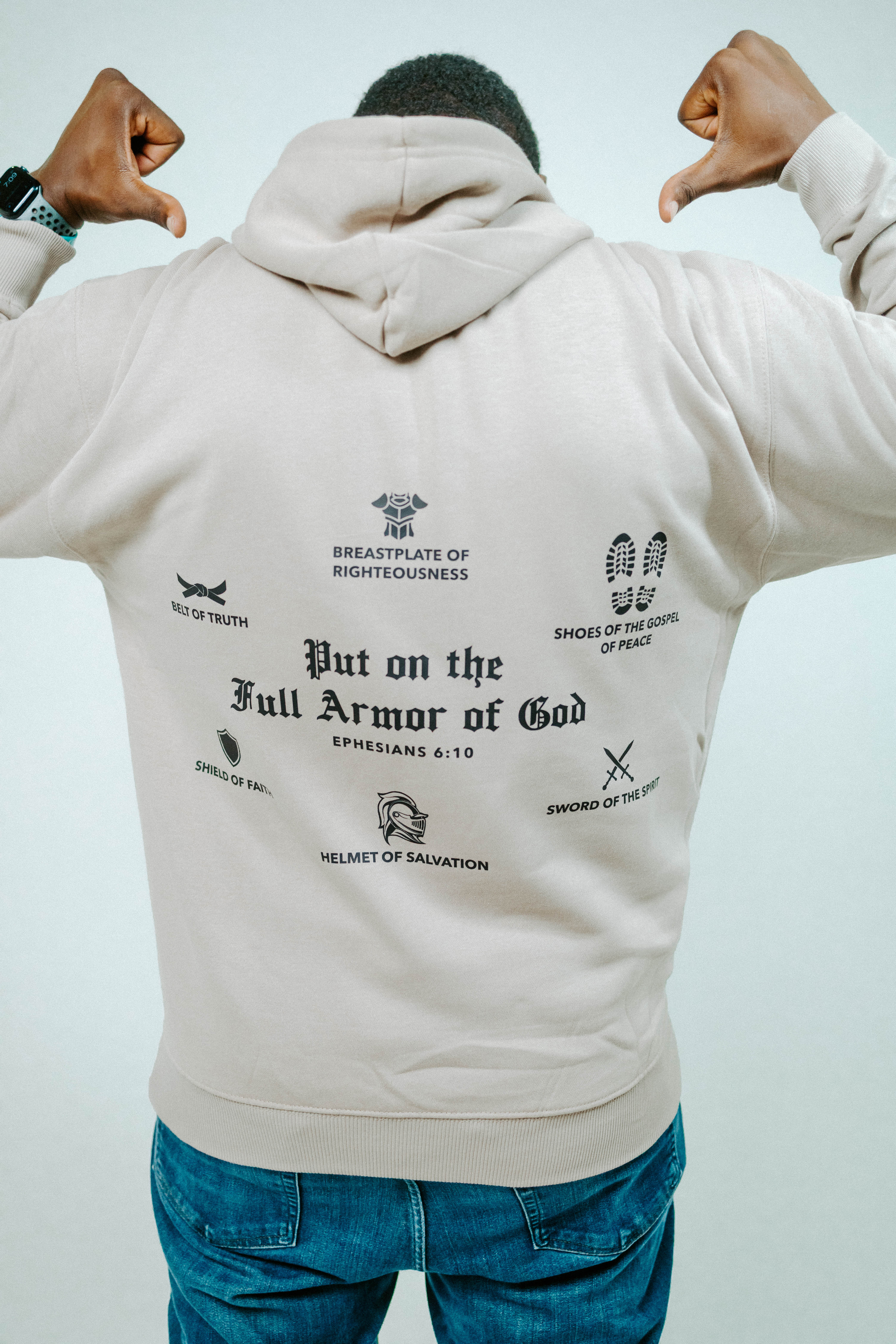 Armor of God Unisex Premium Oversized Hoodie