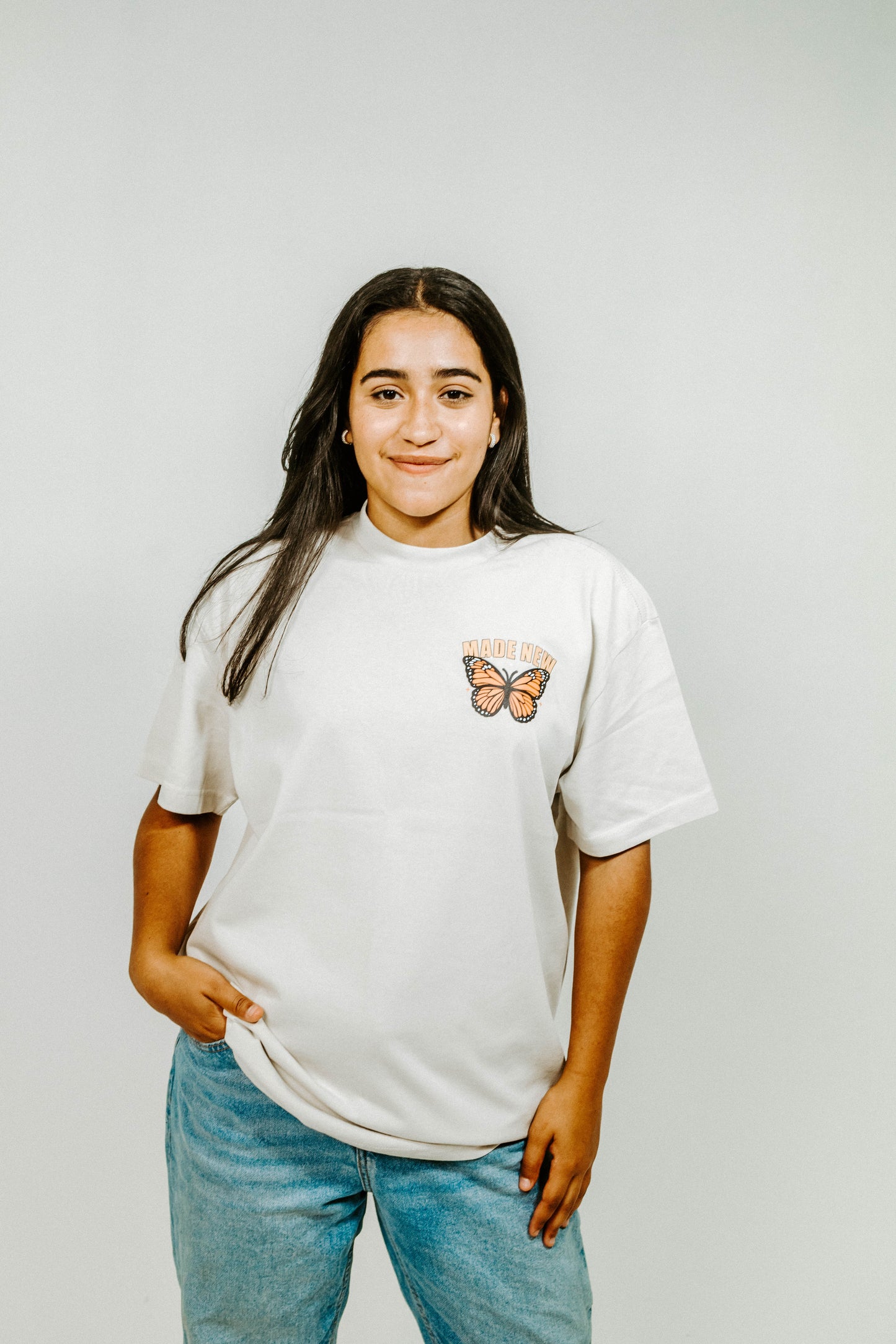 MADE NEW TEE IN BEIGE