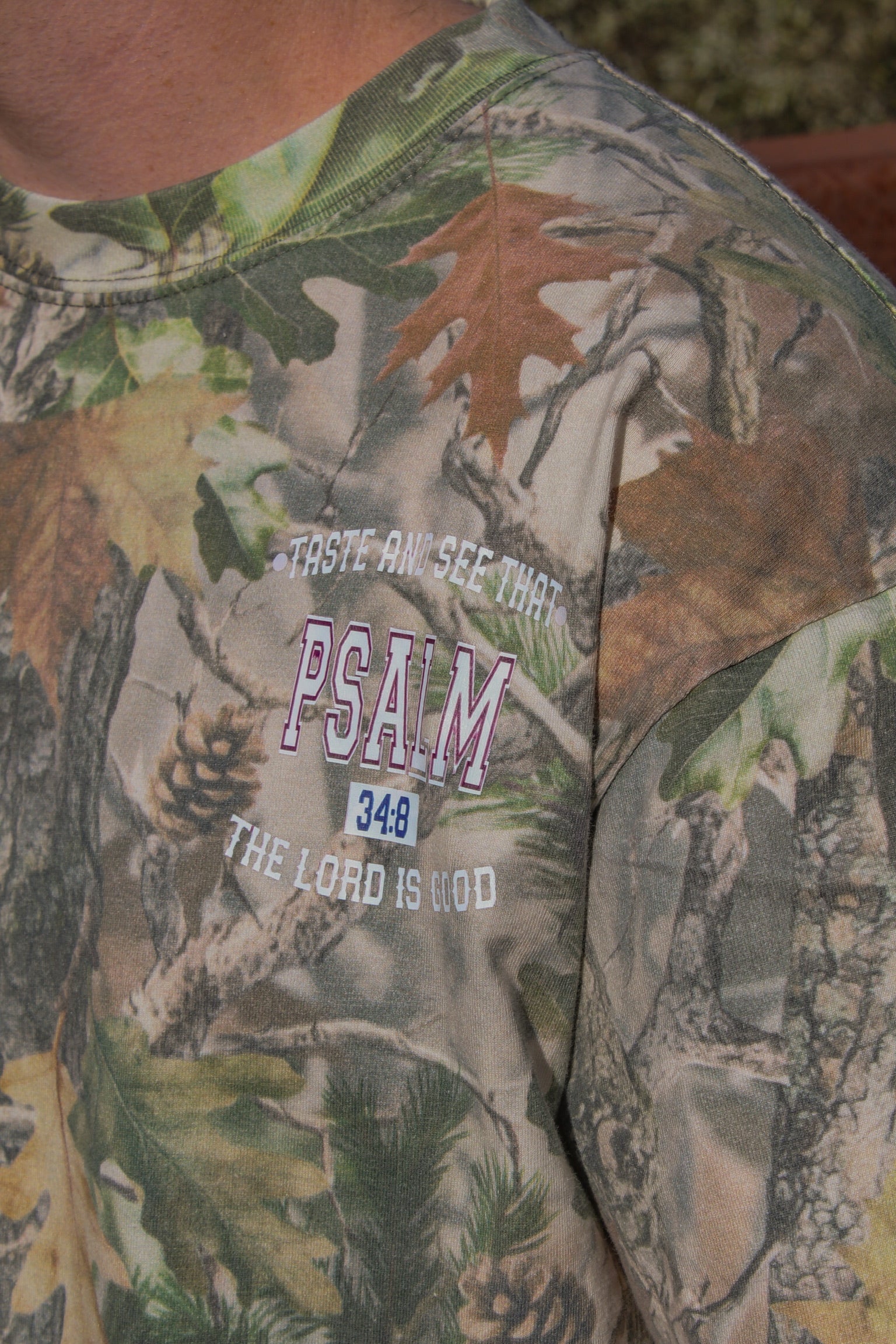 Taste & See "Psalm 34" Oversize Box L/S Tee