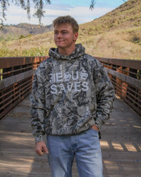 Jesus Saves Camo Special Hoodie