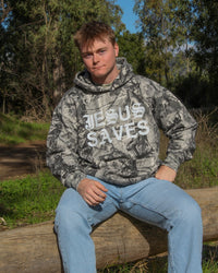 Jesus Saves Camo Special Hoodie