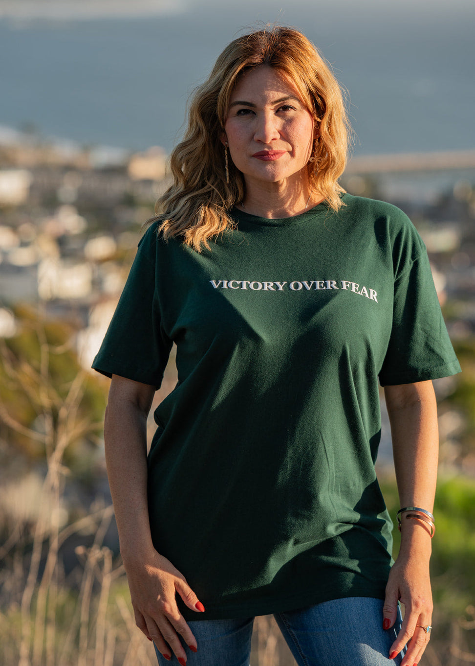 Victory Over Fear Heavyweight Tee