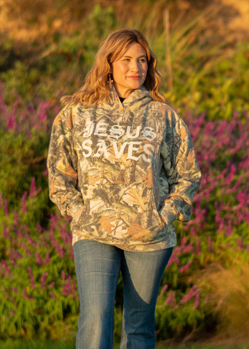 Jesus Saves Camo Special Hoodie