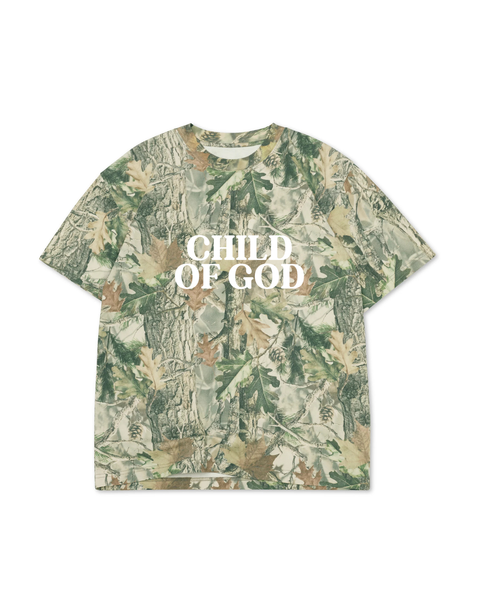 Child of God Camo Kids Tee