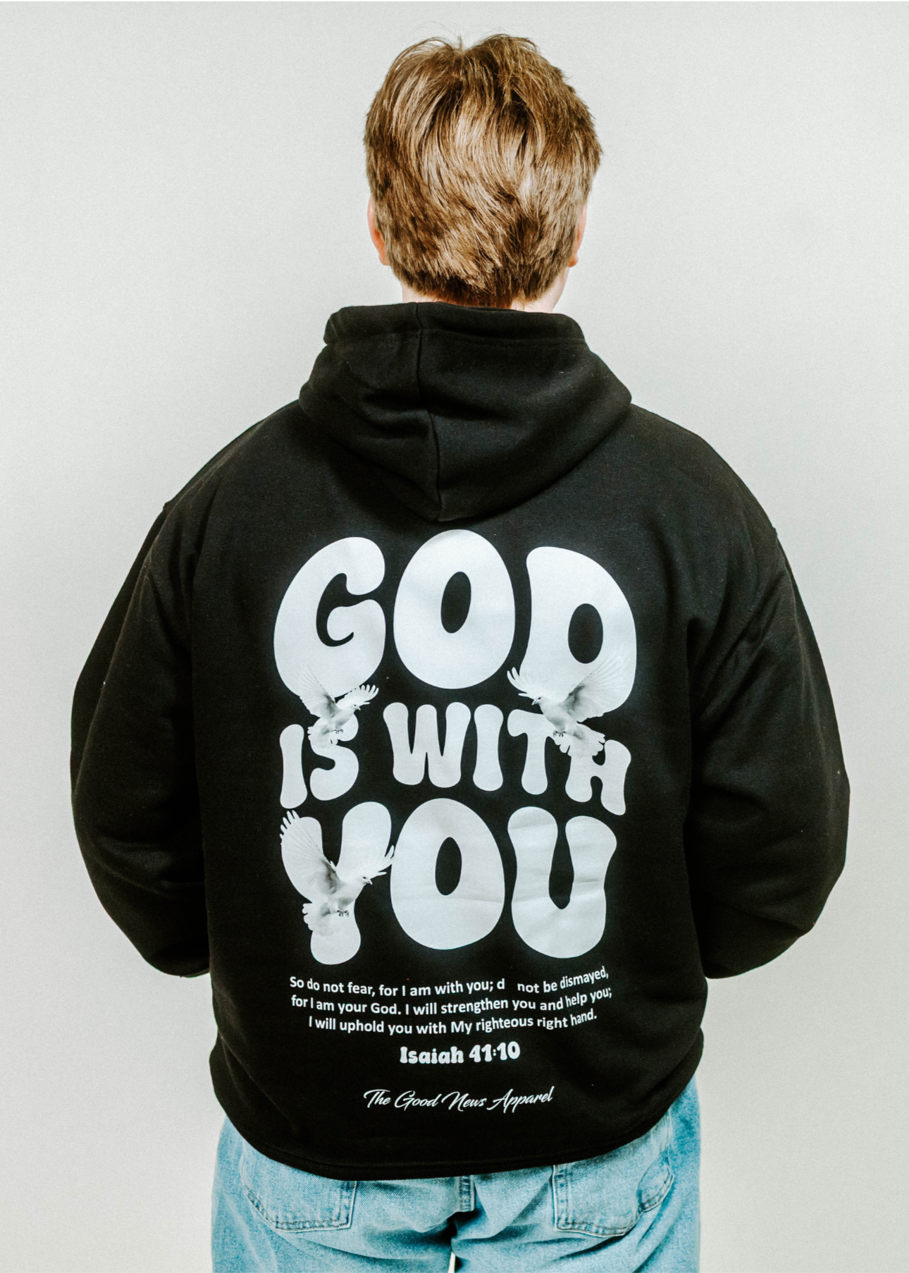 GOD IS WITH YOU PULLOVER HOODIE