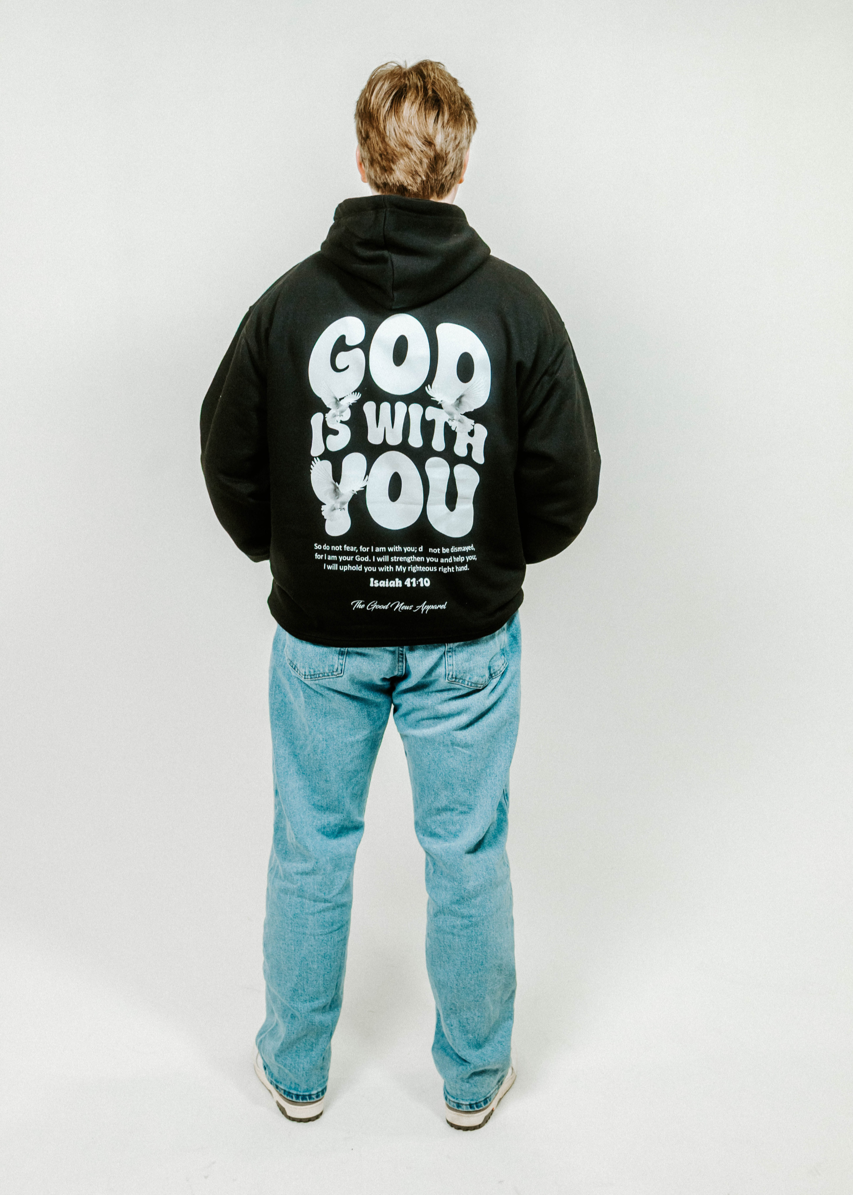 GOD IS WITH YOU PULLOVER HOODIE